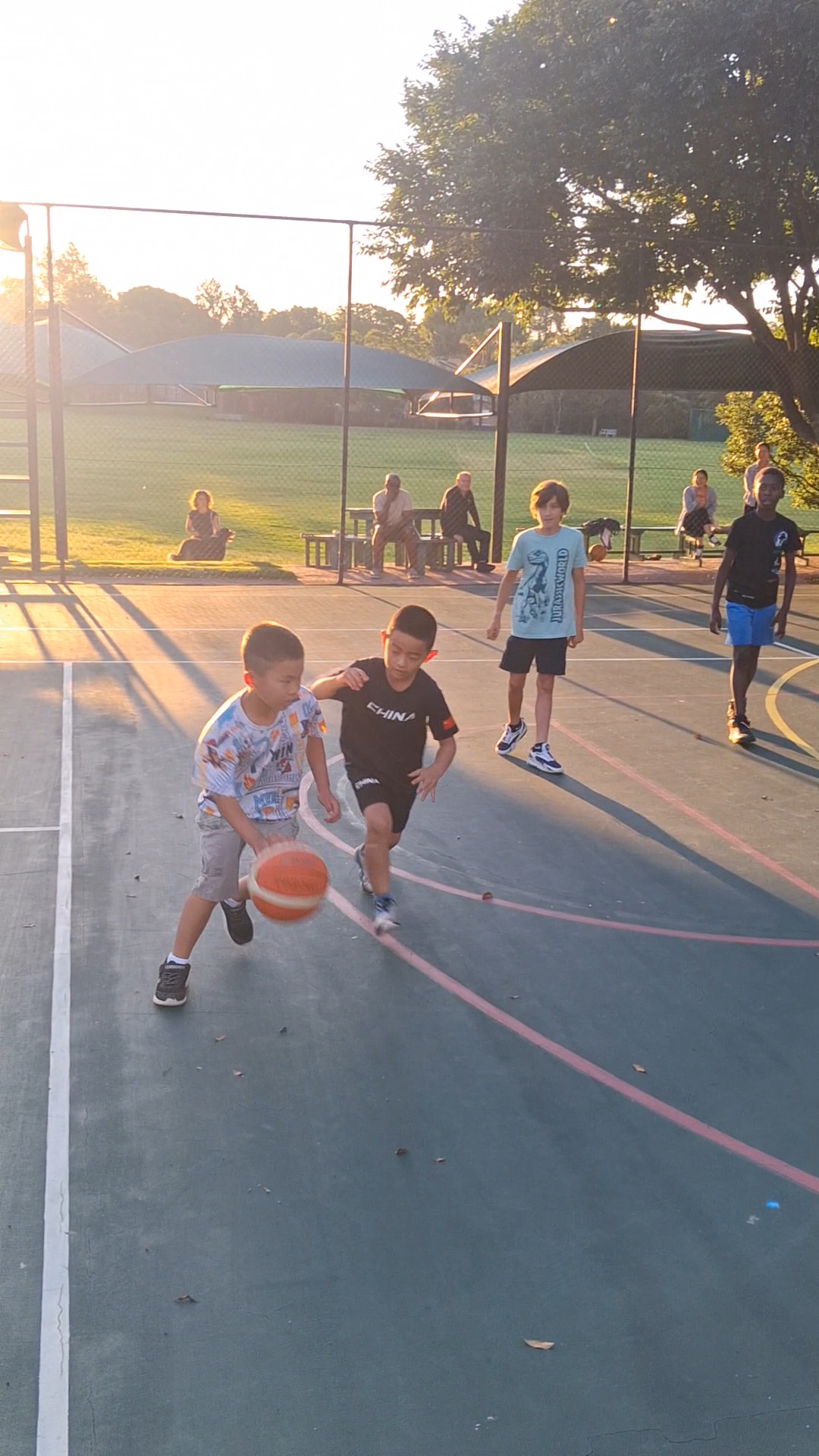 Under 12 team training